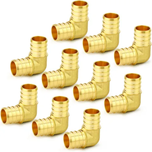 Miniatura 16 de GASHER 10 piezas sin plomo latón 1 "acoplamiento Pex, accesorios Pex de 1 pulgada para tubería Pex