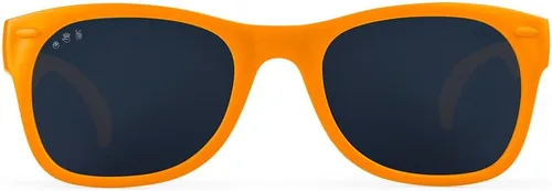 Miniatura 10 de Blippi Gafas de sol espejadas, flexibles, polarizadas, color naranja para niños con lentes espejadas azules