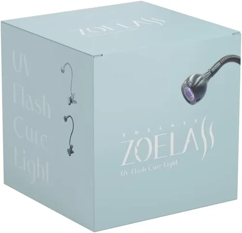 Miniatura 2 de ZOELASS - Luminarias de luz negra UV LED mejoradas de 395 nm con chip grande, cuello de cisne y abrazadera para uñas de gel UV y curado