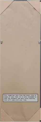 Miniatura 3 de Amanti Art Espejo de pared para puerta, espejo de longitud completa (51.5 x 17.5 pulgadas), espejo estrecho de cuerpo completo para muebles y espejo