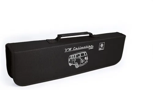Miniatura 5 de BRISA VW Collection - Juego de cubiertos para parrilla de acero inoxidable Volkswagen, pinzas, tenedor y girador en diseño de autobús T1