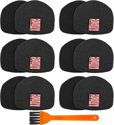 Paquete de 6 filtros de repuesto compatibles con Shark CH951 UltraCyclone Pet Pro Plus - Juego de filtros de fieltro de espuma para Shark CH901