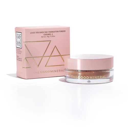 Miniatura 20 de The Good Mineral Loves-You-Back Base de maquillaje mineral en polvo 3 en 1 (BEIGE 3) Diseñada para pieles sensibles y propensas al acné Unifica