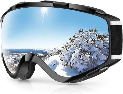 Miniatura 11 de Findway - Gafas de esquí para usar sobre anteojos, para nieve y snowboard, para hombre, mujer y jóvenes, 100 % protección contra rayos ultravioleta
