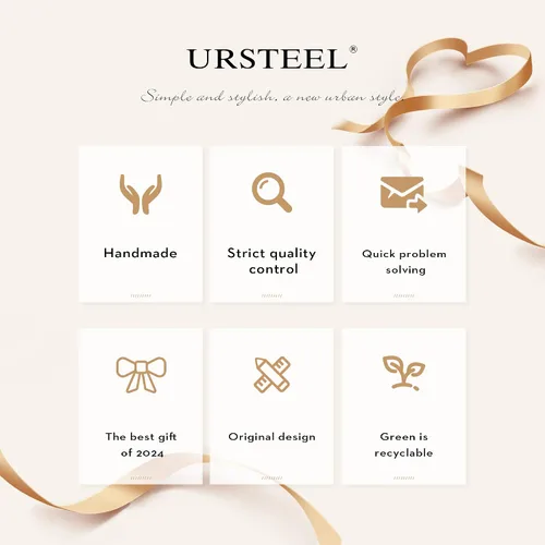 Miniatura 7 de Ursteel - Lindos collares coloridos con iniciales, gargantilla de cuentas de moda, regalo personalizado con iniciales para mujeres, adolescentes