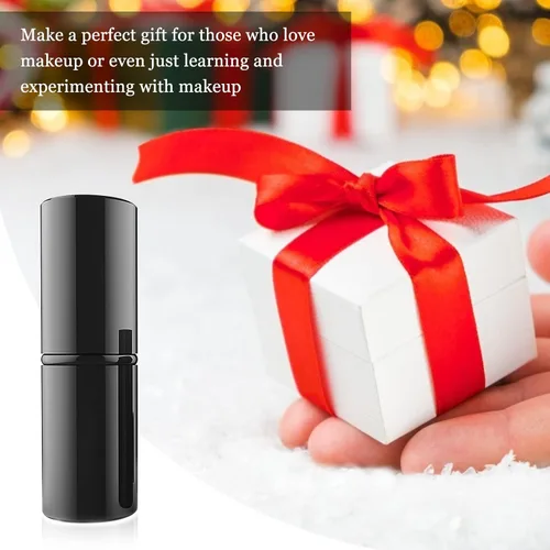 Miniatura 8 de Falliny Brocha de maquillaje retráctil Kabuki, base de polvo superior en ángulo, pinceles de maquillaje profesional con mango de aluminio