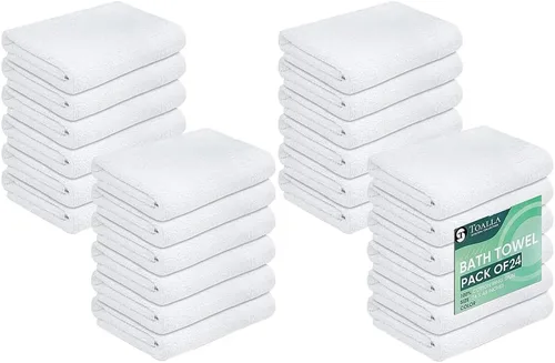 Miniatura 11 de Paquete de 6 toallas de baño negras (paquete de 6, 30 pulgadas de ancho x 60 pulgadas de largo, 30 pulgadas de ancho x 60 pulgadas de largo), toalla