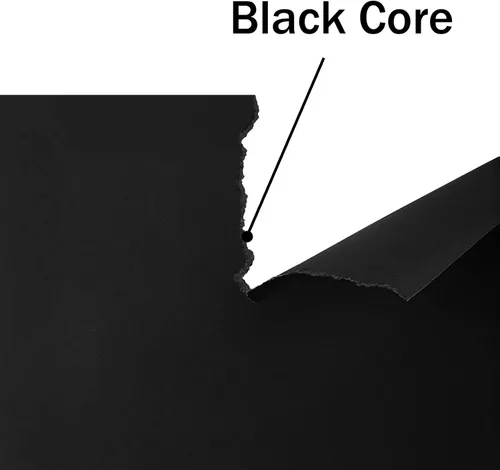 Miniatura 4 de 100 hojas de cartulina negra de 8.5 x 11 pulgadas, papel de impresora Goefun de 80 libras para Halloween, invitaciones, álbumes de recortes, Negro