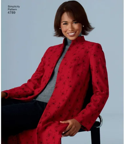 Miniatura 5 de Simplicity 4789 Pantalones de talla grande, chalecos, chaqueta y patrón de costura para mujer de In K Design, tallas AA (10 -18)