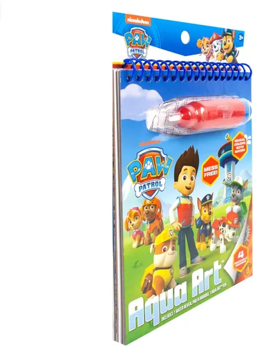 Miniatura 7 de Paw Patrol Aqua Art, Colorea 4 páginas de Aqua Art reutilizables con un bolígrafo de agua, actividades reutilizables sin desorden para niños