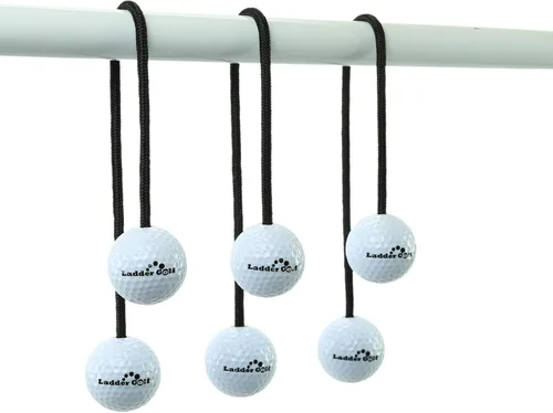 Miniatura 5 de Ladder Golf Official Hard Bolas, 3PK Rojo