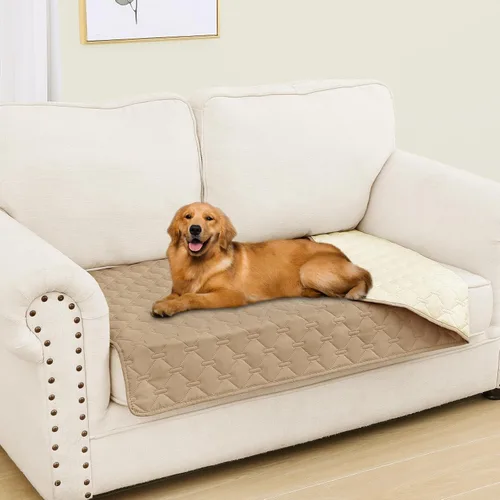 Miniatura 54 de Smiry Funda Impermeable para Cama de Perro, Manta Suave Reversible para Mascotas, Lavable a Prueba de Fugas para Gatos y Perros, Funda para Sofá