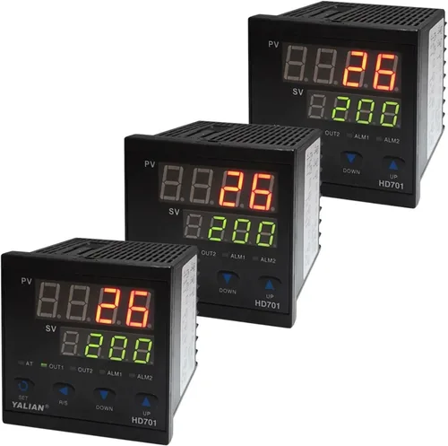 Miniatura 4 de Digital PID Temperature Controller Max Measuring temperatur 1372ºC thermocouple Input Relay Output Dual Display for Celsius(C)