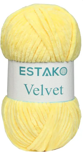 Miniatura 12 de Estako Manta de felpilla de terciopelo amigurumi para tejer y tejer, súper voluminosa, 3.53 oz (132 yardas) (1710 - naranja)
