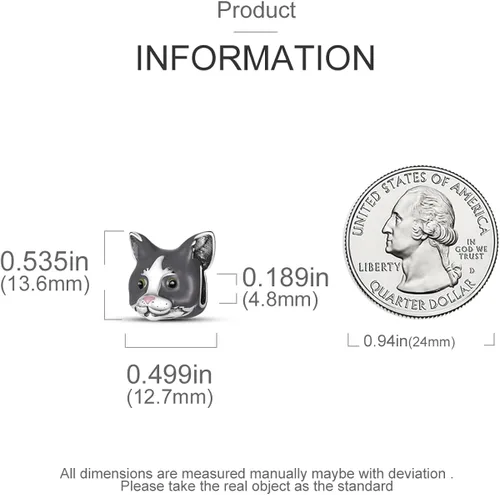 Miniatura 4 de MULA Dijes de plata de ley 925 para pulseras y collares, lindos gatos, perros, elefantes, animales, familia, colgantes, joyas, regalos para mujeres