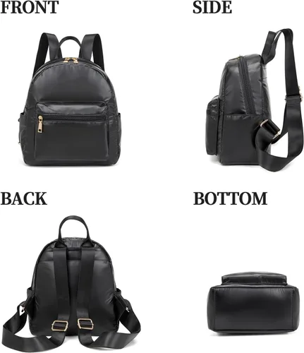 Miniatura 6 de seyfocnia Bolso tipo mochila para mujer, Negro -, Elegante