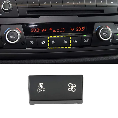 Jaronx Para BMW A/C Panel de control de clima ventilador botón de velocidad de reemplazo, apto para BMW 1' F20/F21,2' F22/F23,3' F30/F31/F34/F35,4'