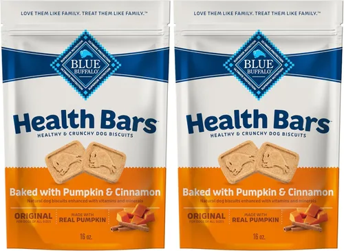 Miniatura 11 de Blue Buffalo Health Bars - Galletas crujientes de tocino, huevo y queso para perros, horneadas al horno con tocino real e ingredientes naturales