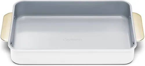 Miniatura 31 de Caraway Sartén rectangular de cerámica antiadherente de 9 x 13 pulgadas, revestimiento de cerámica naturalmente resbaladizo, no tóxico, libre