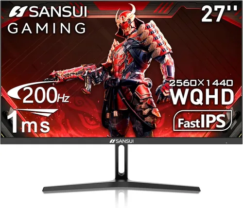 Miniatura 13 de SANSUI Monitor de Gaming de 24 Pulgadas 160Hz FHD 1080P Monitor de Computadora, FreeSync 1ms Contraste 4000:1, Puertos HDMI DP Soporte VESA Monitor