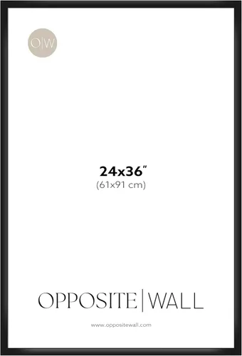 Miniatura 99 de Opposite Wall - Portarretratos de madera de roble macizo oscuro de 16 x 20 pulgadas - Ligero, versátil e inastillable - Póster o marco de fotos