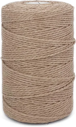 Cordel de Hilo, 500 Pies de Cordel de Carnicero de Algodón, Hilo de Cocina para Manualidades, Asar, Envolver Regalos, Decoración DIY, Jardinería,
