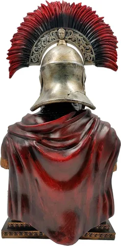 Miniatura 6 de LOOYAR - Estatua de resina de centurión romano muertos vivientes para decoración de escritorio de oficina en casa Undead Roman centurion design