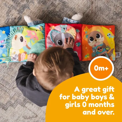Miniatura 6 de Lamaze Espejo de bebé Tummy Time - Espejo sensorial de alto contraste para el desarrollo del bebé, juguete de actividad plegable y portátil