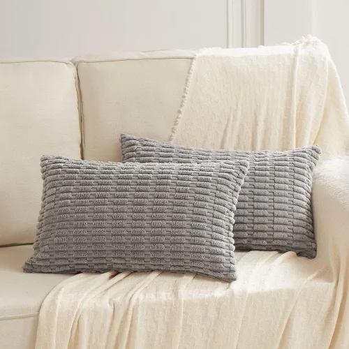 Miniatura 21 de Fancy Homi - Paquete de 2 fundas de almohada decorativas estilo bohemio de 16 x 16 pulgadas para sala de estar, sofá, cama, funda de cojín cuadrada