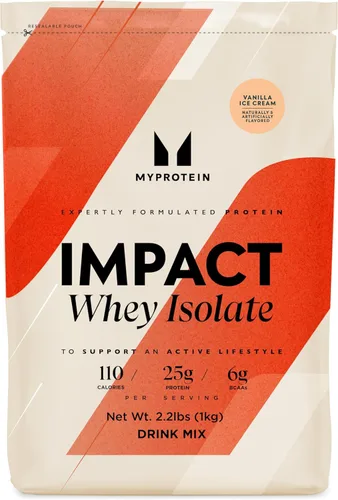 Miniatura 10 de Myprotein Impact - Aislado de proteína de suero de leche, 2.2 libras (40 porciones) de caramelo salado, 0.88 oz de proteína y 0.18 oz de BCAA por