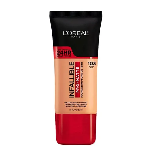 Miniatura 44 de L'Oreal Paris Infallible Pro Matte Foundation Light Beige Beige claro