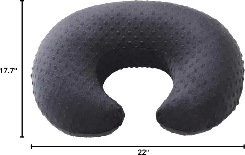 Miniatura 8 de Almohada de lactancia y posicionador para lactancia materna y alimentación con biberón, apuntalando al bebé, tiempo boca abajo, soporte sentado