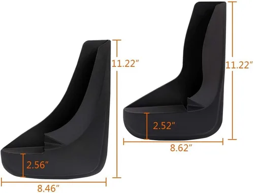 Miniatura 2 de G-PLUS Juego de 4 guardabarros universal para coche con guardabarros delantero y trasero