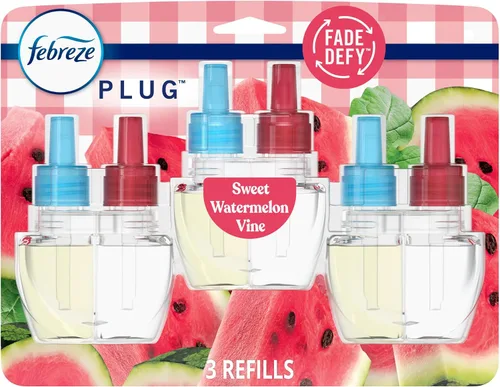 Miniatura 20 de Febreze Fade Defy PLUG - Ambientador antiolor para eliminar olores, Downy April Fresh, Gain Original, Linen & Sky, (3) recargas de aceite perfumado