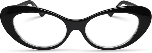 2SeeLife Gafas de lectura de ojo de gato de gran tamaño para mujer, ajuste mediano-grande, marco resistente, bisagras de resorte, lectores de ojo de