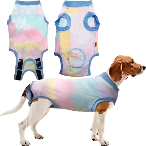 Miniatura 14 de Traje de Recuperación de Cirugía de Perro, Traje de Recuperación Quirúrgica para Perro Macho Hembra Neuter, Camisa de Esterilización Mameluco