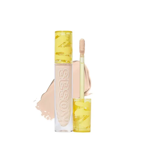 Miniatura 15 de Kosas Revealer Corrector - Maquillaje de cobertura media con ácido hialurónico, oculta las ojeras debajo de los ojos, manchas oscuras e Tono 6.8 W