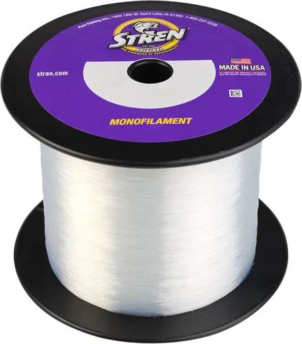 Stren - Línea de pesca monofilamento original 2-Transparente/azul fluorescente