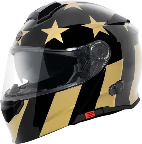 Miniatura 14 de Torc T-28B - Casco modular Bluetooth Dark Star