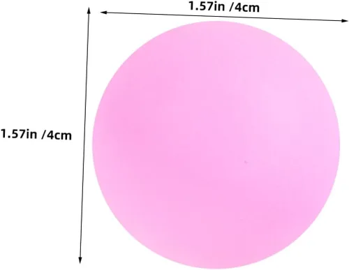 Miniatura 7 de 150 bolas de pingpong rosadas sin costuras para actividades de fiesta, entrenamiento y entretenimiento, pelotas de tenis de mesa de plástico