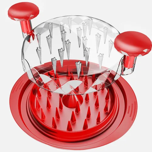 Miniatura 10 de Herramienta trituradora de pollo Twist, trituradora grande de pollo de 11" resistente con placa, molinillos de carne, máquina de gadgets, libre