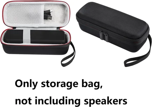 Miniatura 6 de Estuche para Anker 2 Altavoz Portátil Hard Shell Travel Estuche de transporte Bolsa de almacenamiento (negro)