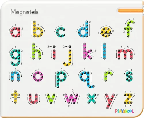 Miniatura 9 de Playskool Magnatab — Números y Formas — Tablero Magnético de Dibujo con Trazado de Letras para Aprendizaje de Niños Pequeños y Dibujo Sensorial