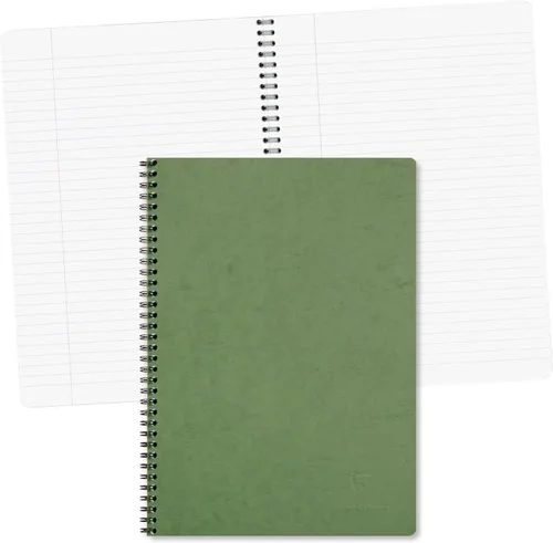 Miniatura 12 de Clairefontaine 781454C Age Bag Collection A Cuaderno de espiral azul A4 8.3 x 11.7 in - 100 páginas rayadas con margen - Papel blanco 3.17 oz