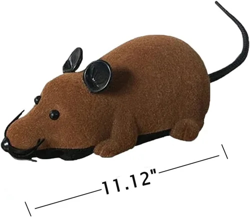 Miniatura 7 de Greatstar Juguete de rata a control remoto, mouse electrónico inalámbrico, el mejor regalo para tus gatos, perros, mascotas, niños y niños, amor