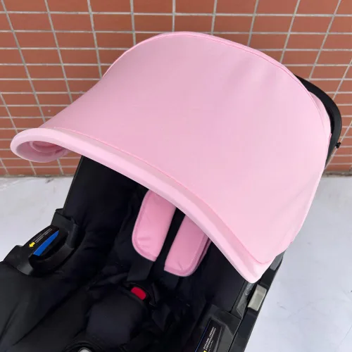 Miniatura 4 de Accesorios de Repuesto para Cochecito Capota, Escudo de Protección, Parasol Textil Compatible con Asiento de Automóvil y Cochecito Doona (Negro)