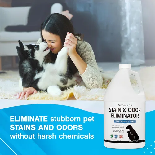 Miniatura 2 de NonScents Spray eliminador de manchas y olores para olores fuertes, 32 onzas, eliminador de olores de mascotas para el hogar, removedor de manchas