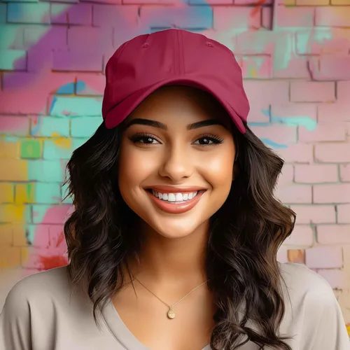 Miniatura 92 de DALIX Gorra de béisbol para papá, lisa, para hombre, mujer, algodón, ajustable, en blanco, sin estructurar, suave