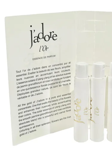 Miniatura 4 de Dior Muestra de perfume J'adore L'Or Essence De Parfum Mujer 0.0 fl oz / 0.03 fl oz Set de 3