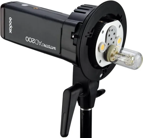 Miniatura 4 de Godox AD200 AD-B2 Bowens Mount doble tubos luz cabeza soporte para AD200 Pro II AD200 Pro AD200 Pro AD200 flash de doble potencia portátil Ahieve